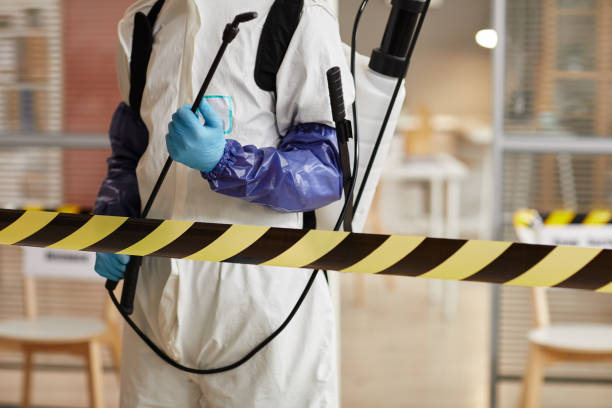 Professional Sewage Cleanup technician working in Savannah, GA